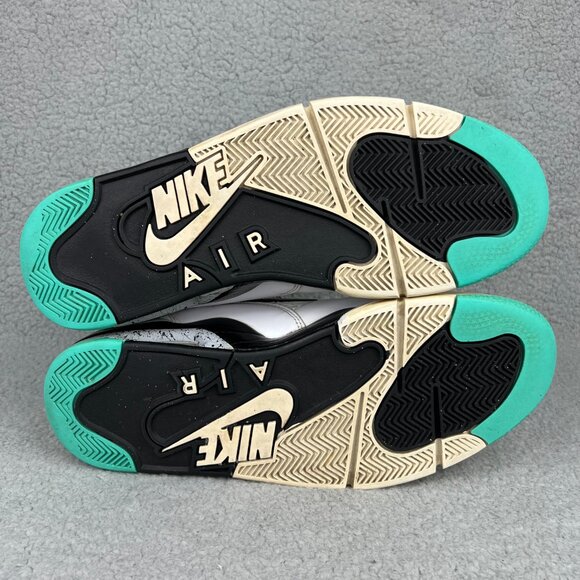 Nike Air Command Force Hyper Jade Men 13 Shoe White Black Pump Sneakers Trainers - Picture 7 of 12